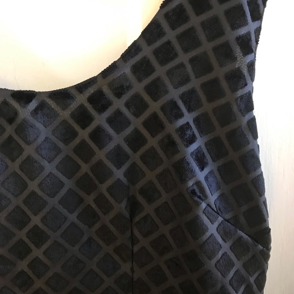 Vintage 1990’s Velvet Mini Tank Dress sz M - Picture 2 of 6